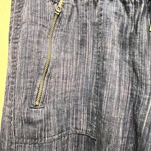 ATHLETA CABO LINEN WIDE LEG PANT - Picture 3 of 4